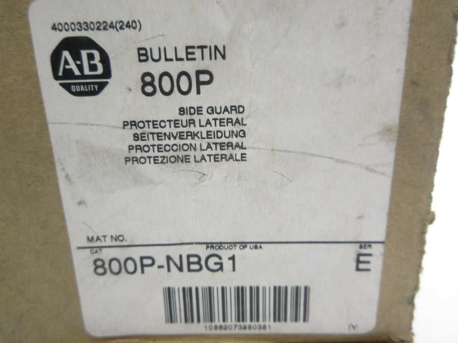 ALLEN BRADLEY 800P-NBG1 SER. E (BR/WH) NSMP