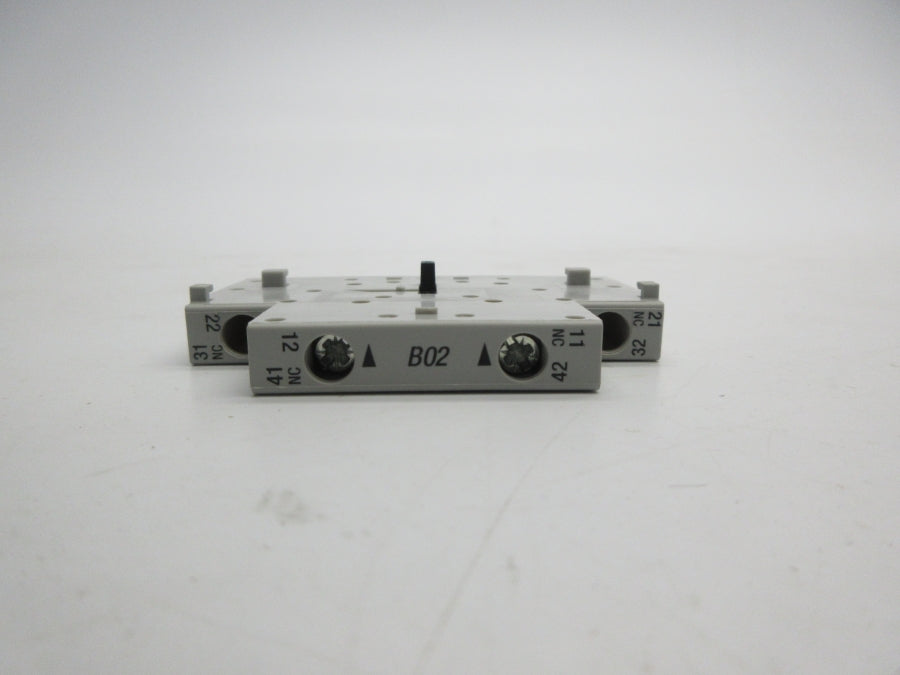 ALLEN BRADLEY 100-SB02 SER. B 600VAC 10A (PKG OF 10) (BR/WH) NSMP