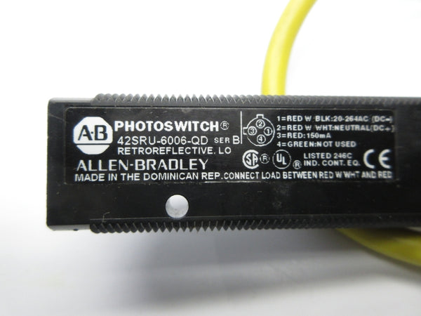 ALLEN BRADLEY 42SRU-6006-QD SER. B 20-264VAC/DC NSNP