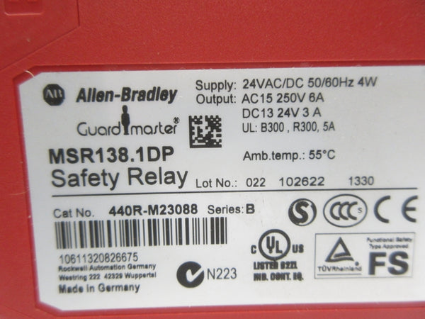 ALLEN BRADLEY 440R-M23088 SER. B 24VAC/DC NSMP