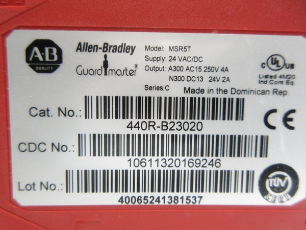 ALLEN BRADLEY 440R-B23020 SER. C 24VAC/DC NSMP