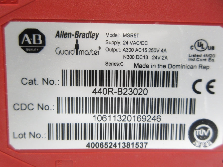 INDUSTRIAL SPARE PART 440R-B23020 SER. C 24VAC/DC NSMP