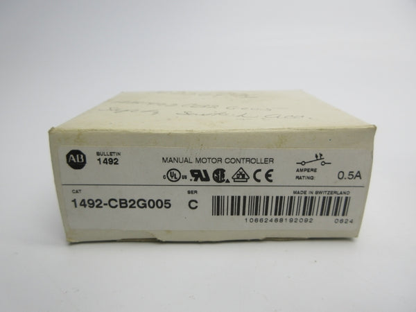 ALLEN BRADLEY 1492-CB2G005 SER. C 277V 0.5A NSMP