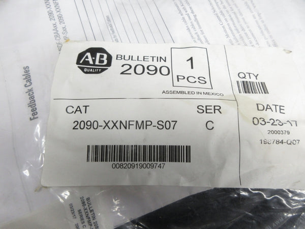 ALLEN BRADLEY 2090-XXNFMP-S07 SER. C NSMP