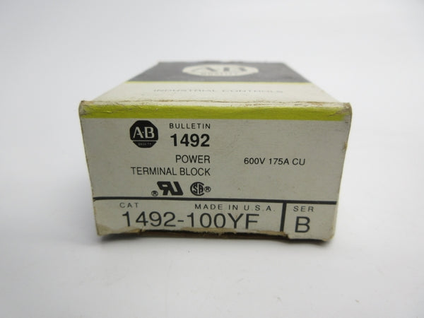 ALLEN BRADLEY 1492-100YF SER. B 600V 175A (BK/YL) NSMP