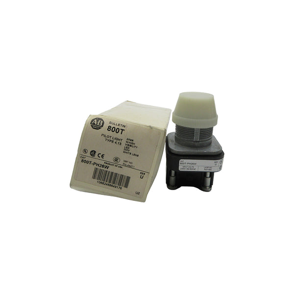 ALLEN BRADLEY 800T-PH26W SER. U 240V (WH) NSMP