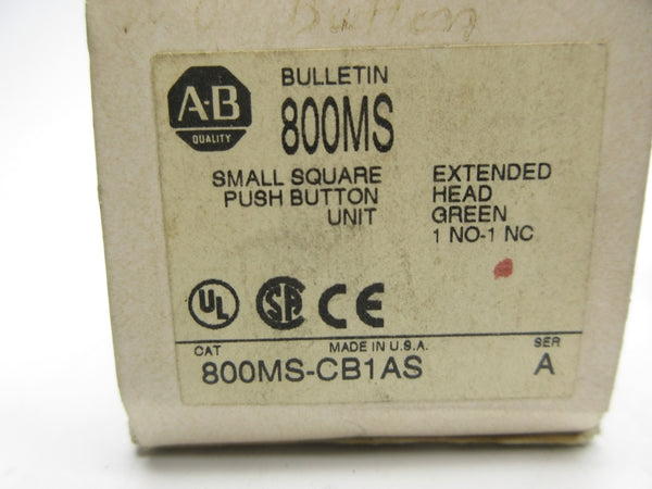 ALLEN BRADLEY 800MS-CB1AS SER. A (AS PICTURED) (WH) NSMP