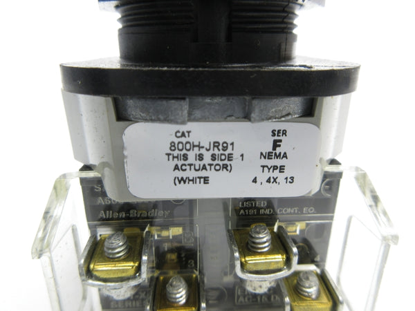 ALLEN BRADLEY 800H-JR91 SER. F (AS PICTURED2) NSNP