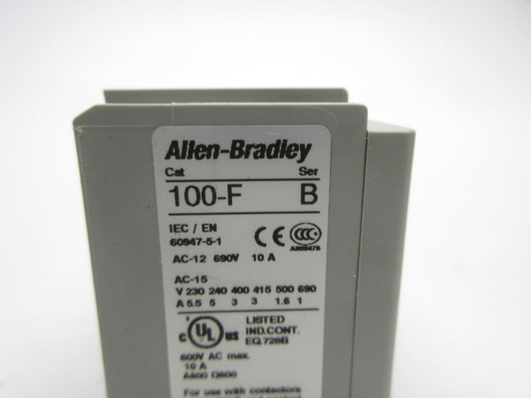ALLEN BRADLEY 100-FAL22 SER. B 600VAC 10A NSNP