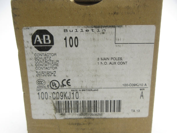 ALLEN BRADLEY 100-C09KJ10 SER. A 24V (BR/WH) NSMP