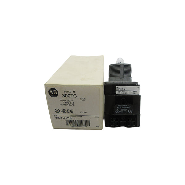 ALLEN BRADLEY 800TC-P16 SER. T 120V (WH) NSMP
