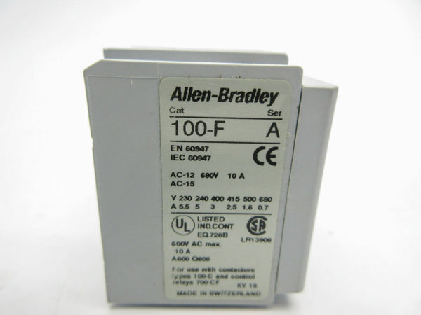 ALLEN BRADLEY 100-FA04 SER. A 600VAC 10A NSNP