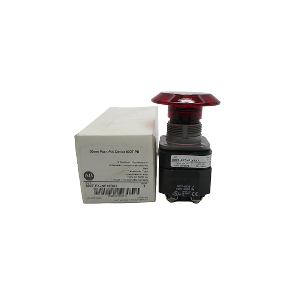 ALLEN BRADLEY 800T-FXJNP16RA7 SER. T 120VAC (WH) NSMP