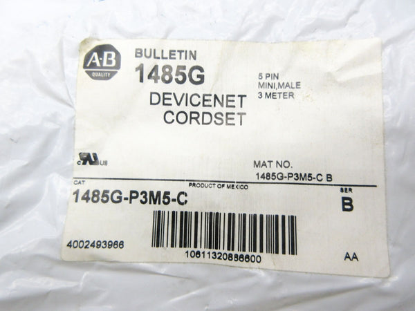 ALLEN BRADLEY 1485G-P3M5-C SER. B NSMP