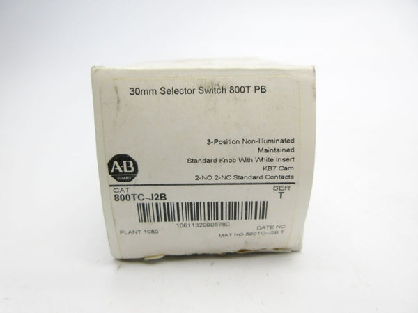 ALLEN BRADLEY 800TC-J2B SER. T (WH) NSMP