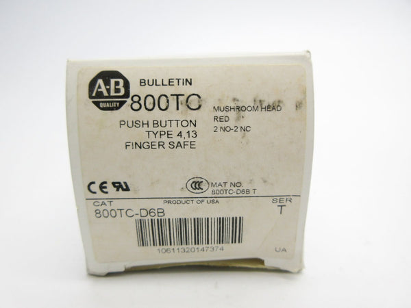 ALLEN BRADLEY 800TC-D6B SER. T (WH) NSMP