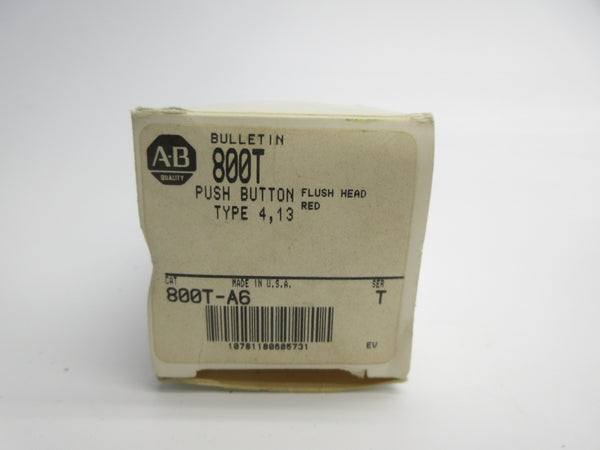 ALLEN BRADLEY 800T-A6 SER. T (AS PICTURED) (WH) NSMP