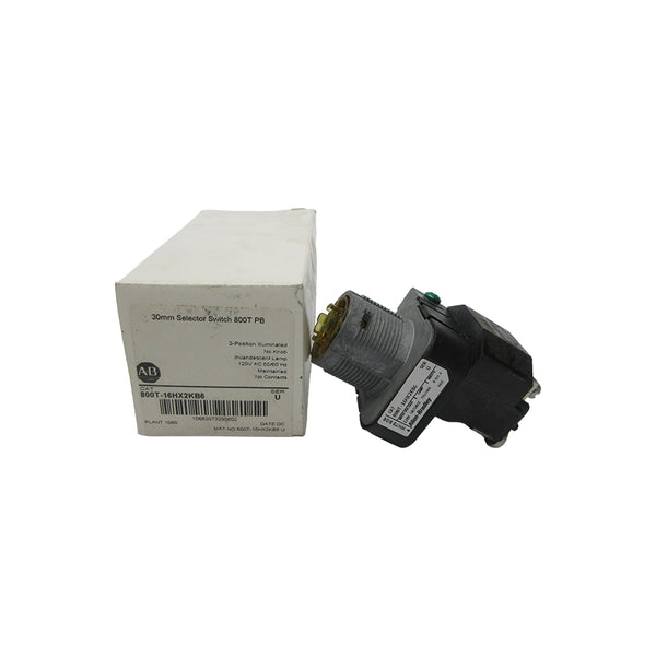 ALLEN BRADLEY 800T-16HX2KB6 SER. U 120VAC (AS PICTURED) (WH) NSMP