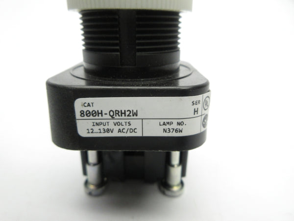 ALLEN BRADLEY 800H-QRH2W SER. H 12-130VAC/DC NSNP
