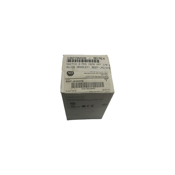 ALLEN BRADLEY 800T-J91KD7B SER. T (WH) NSFS