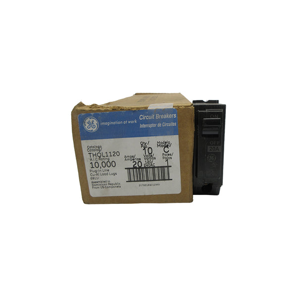 GENERAL ELECTRIC THQL1120 120/240VAC 20A (PKG OF 10) NSMP