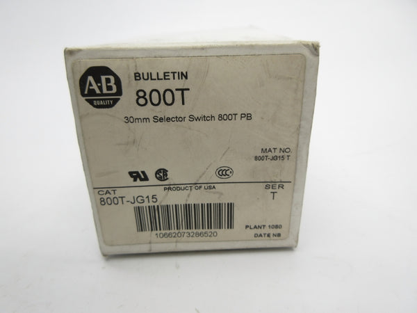 ALLEN BRADLEY 800T-JG15 SER. T (WH) NSMP