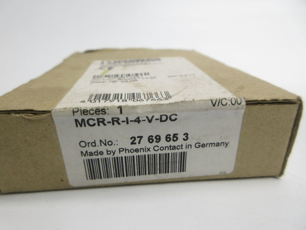 PHOENIX CONTACT MCR-R-I-4-V-DC 2769653 24VDC NSMP