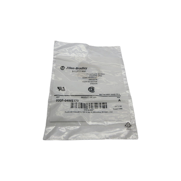 ALLEN BRADLEY 800F-34WE170 SER. A NSMP