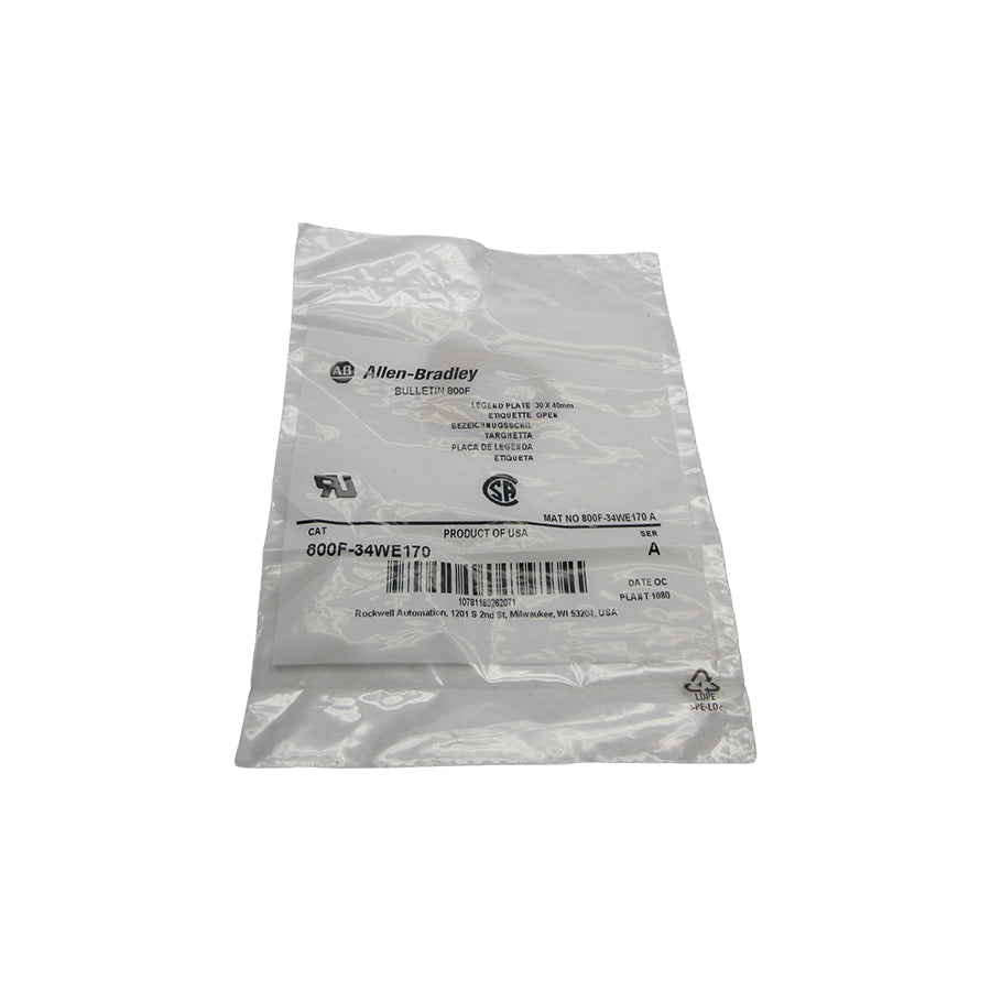 INDUSTRIAL SPARE PART 800F-34WE170 SER. A NSMP
