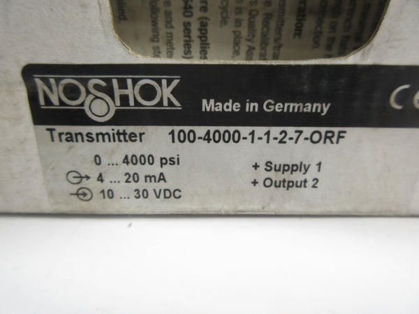 NOSHOK 100-4000-1-1-2-7-ORF 10-30VDC 4000PSI NSMP