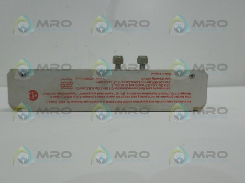 MEASUREMENT TECHNOLOGY MTL128 SHUNT DIODE SAFETY BARRIER UNMP