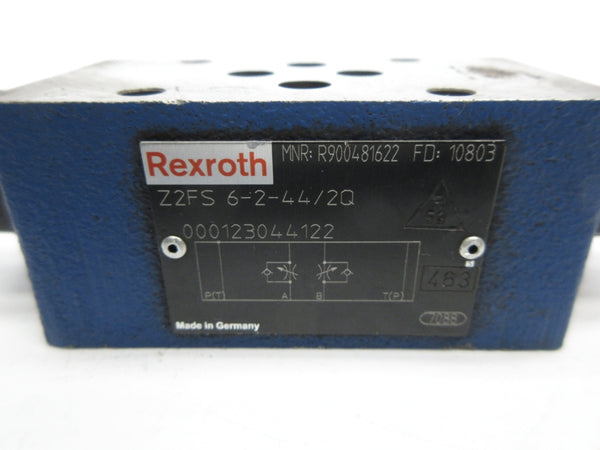 REXROTH R900481622 Z2FS6-2-44/2Q (AS PICTURED) NSNP