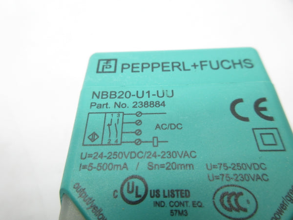 PEPPERL+FUCHS NBB20-U1-UU 238884 24-230VAC NSNP