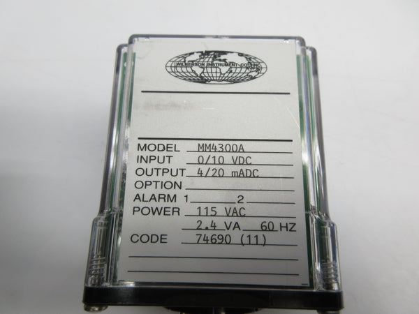 WILKERSON INSTRUMENT MM4300A 115VAC/0-10VDC NSNP