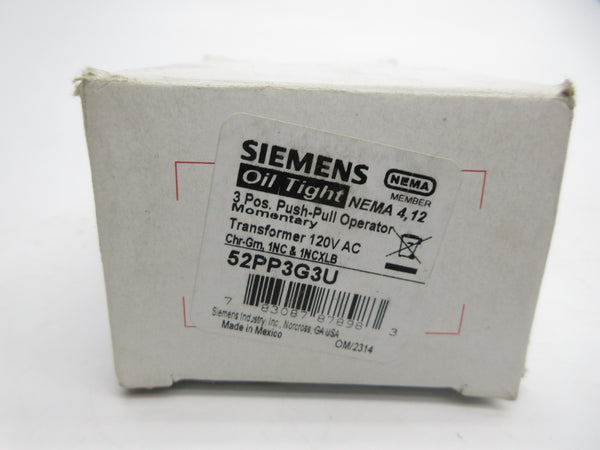 SIEMENS 52PP3G3U 120VAC NSMP