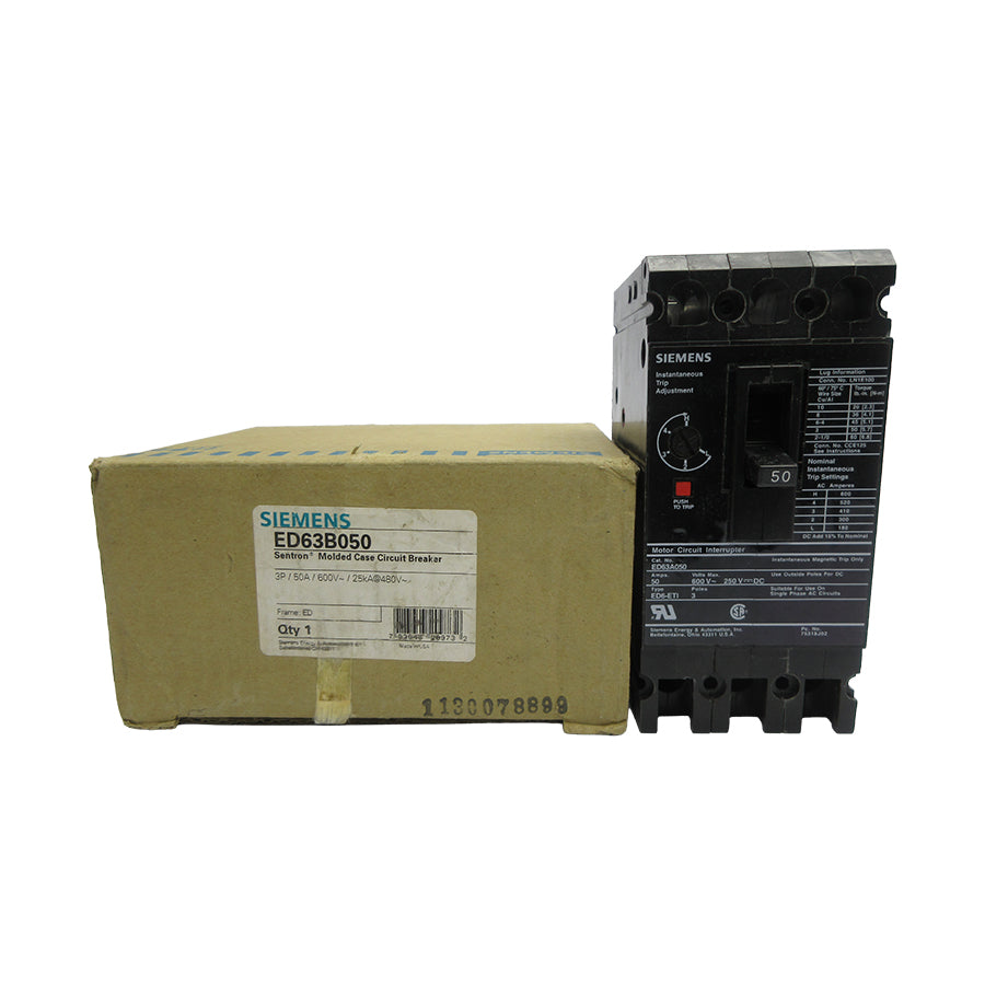 SIEMENS ED63B050 600V 50A NSMP