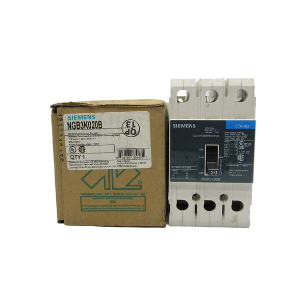 SIEMENS NGB3K020B 480V 20A NSMP