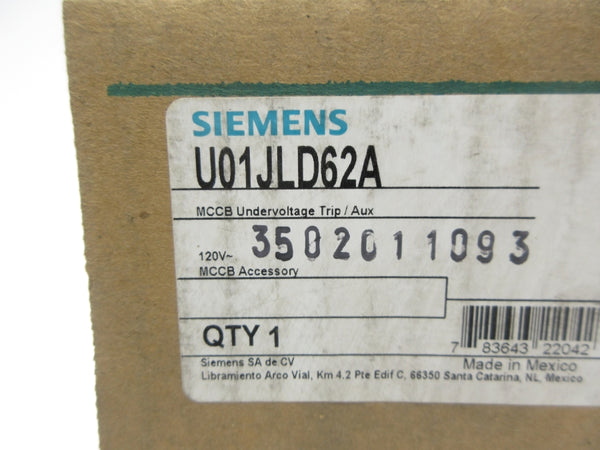 SIEMENS U01JLD62A 120V NSMP