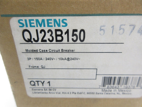 SIEMENS QJ23B150 240V 150A NSMP