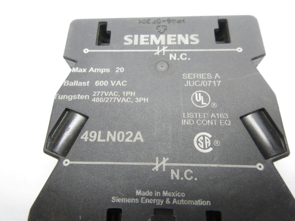 SIEMENS 49LN02A 600VAC 20A NSNP