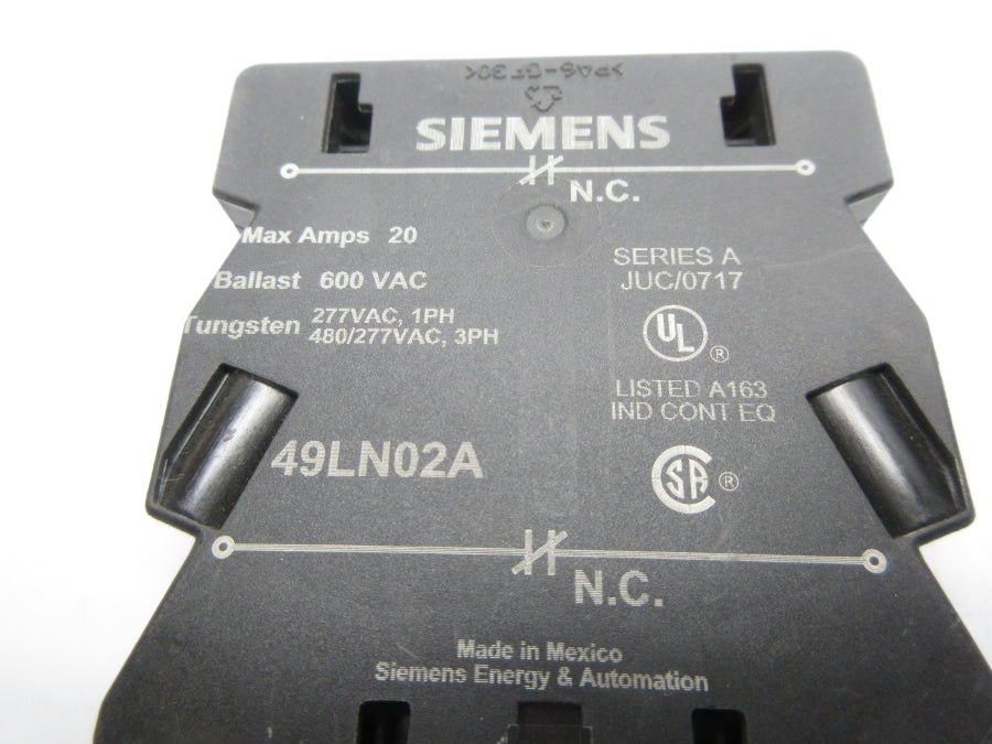 SIEMENS 49LN02A 600VAC 20A NSNP