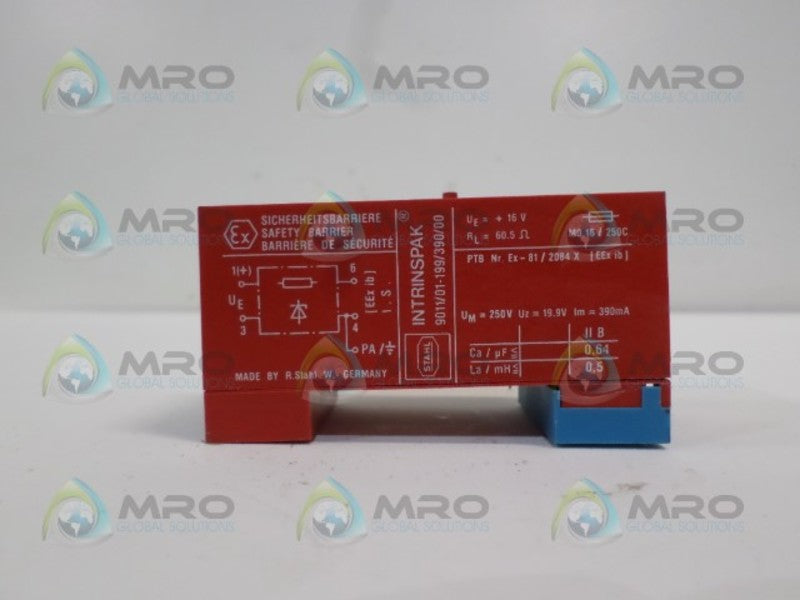 STAHL INTRINSPAK 9011/01-199/390/00 SAFETY BARRIER NSNP