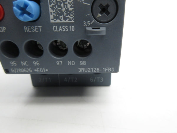 SIEMENS 3RU2126-1FB0 3.5-5A NSNP