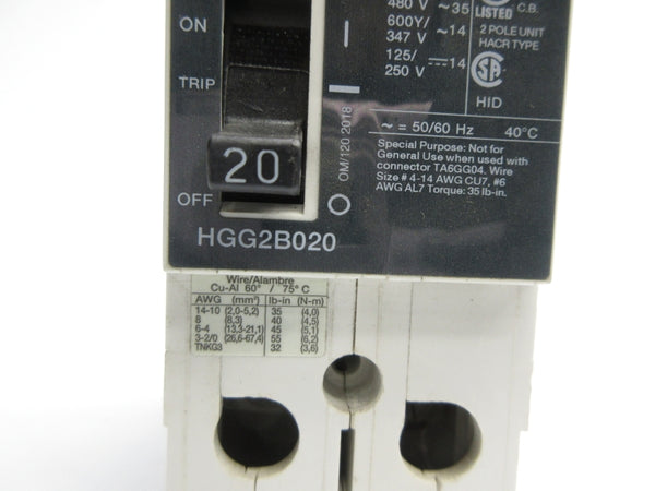 SIEMENS HGG2B020 480V 20A NSNP