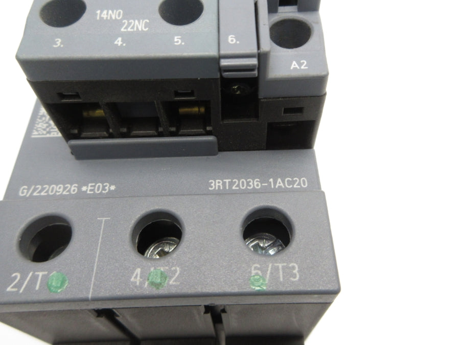 SIEMENS 3RT2036-1AC20 24V NSNP