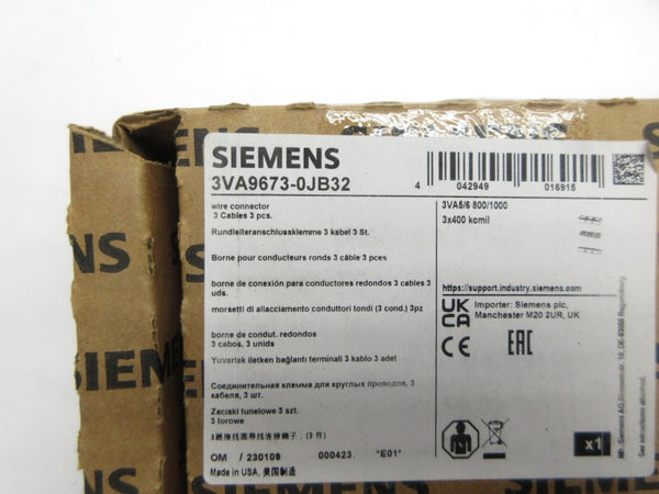 SIEMENS 3VA9673-0JB32 NSMP