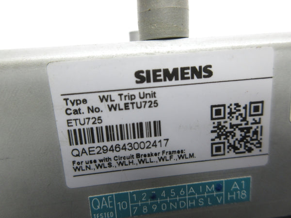 SIEMENS WLETU725 UNMP