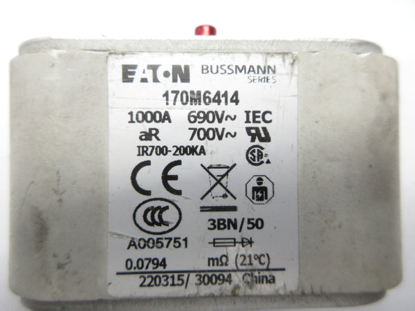EATON 170M6414 700V 1000A UNMP