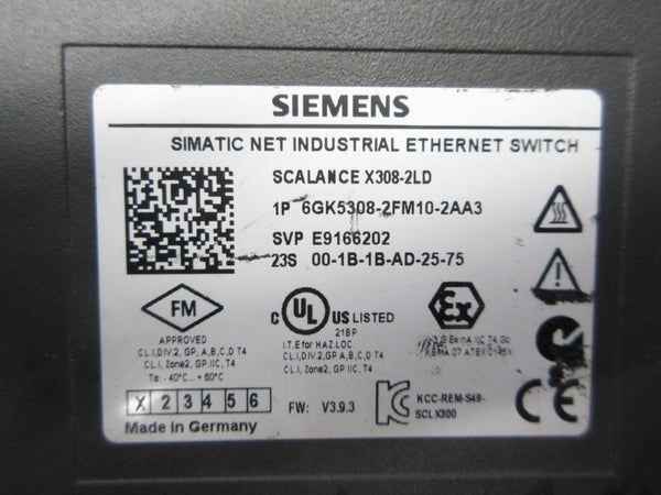 SIEMENS 6GK5308-2FM10-2AA3 UNMP
