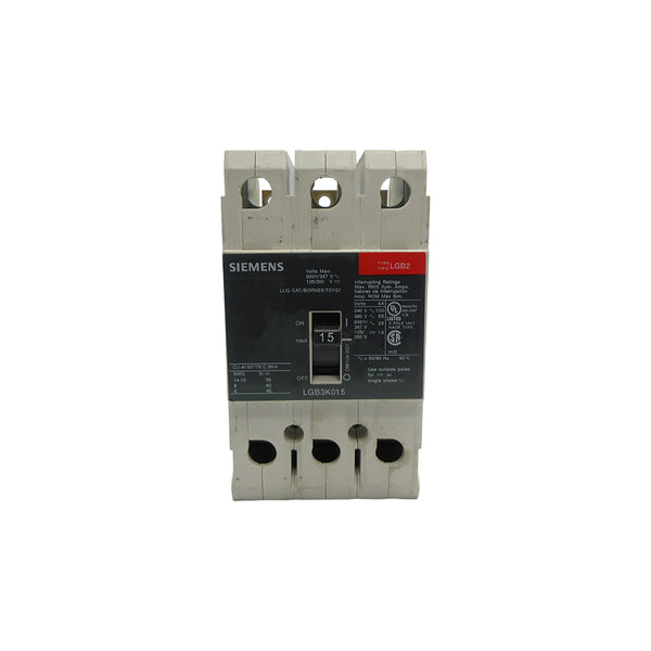 SIEMENS LGB3K015 480V 15A UNMP